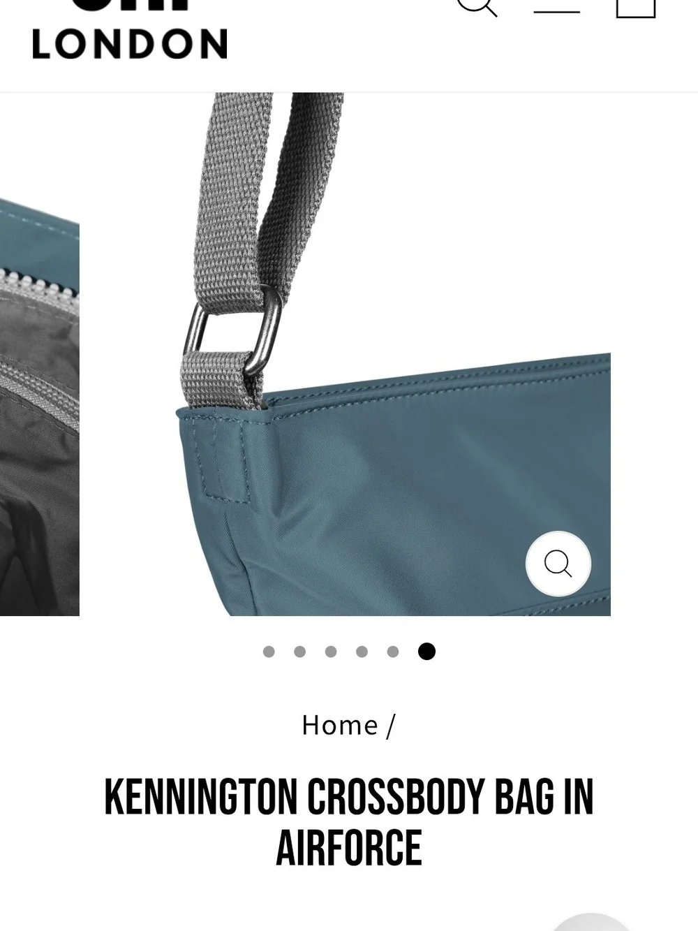 ORI London Kennington Crossbody Bag (Color: Airforce)